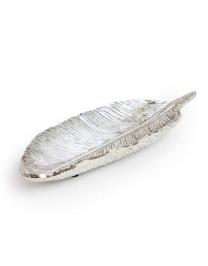 Antique Silver Feather-black flamingo store