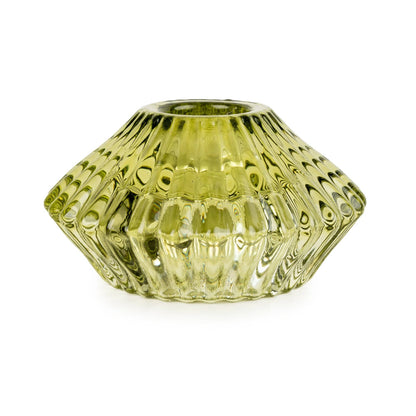 Diamond Candleholder - Green
