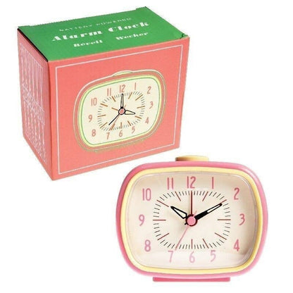 Retro Alarm Clock - Pink