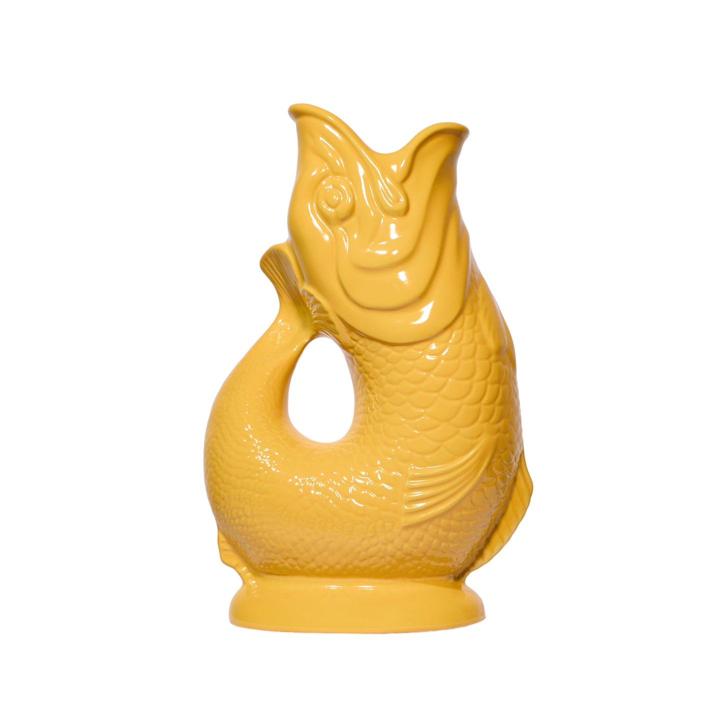 XL YELLOW GLUGGLE JUG: Large