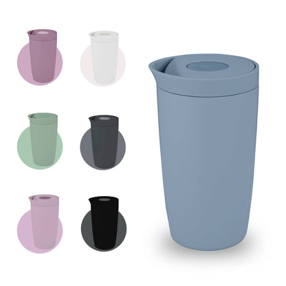 Stainless Steel Leakproof Insulated Travel Coffee Cup: Green