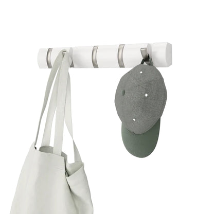 Flip 5 Wall Hook - White