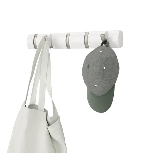 Flip 5 Wall Hook - White