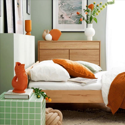 Orange Original Gluggle Jug Pitcher Vase: L (22cm high, 0,6 liter)