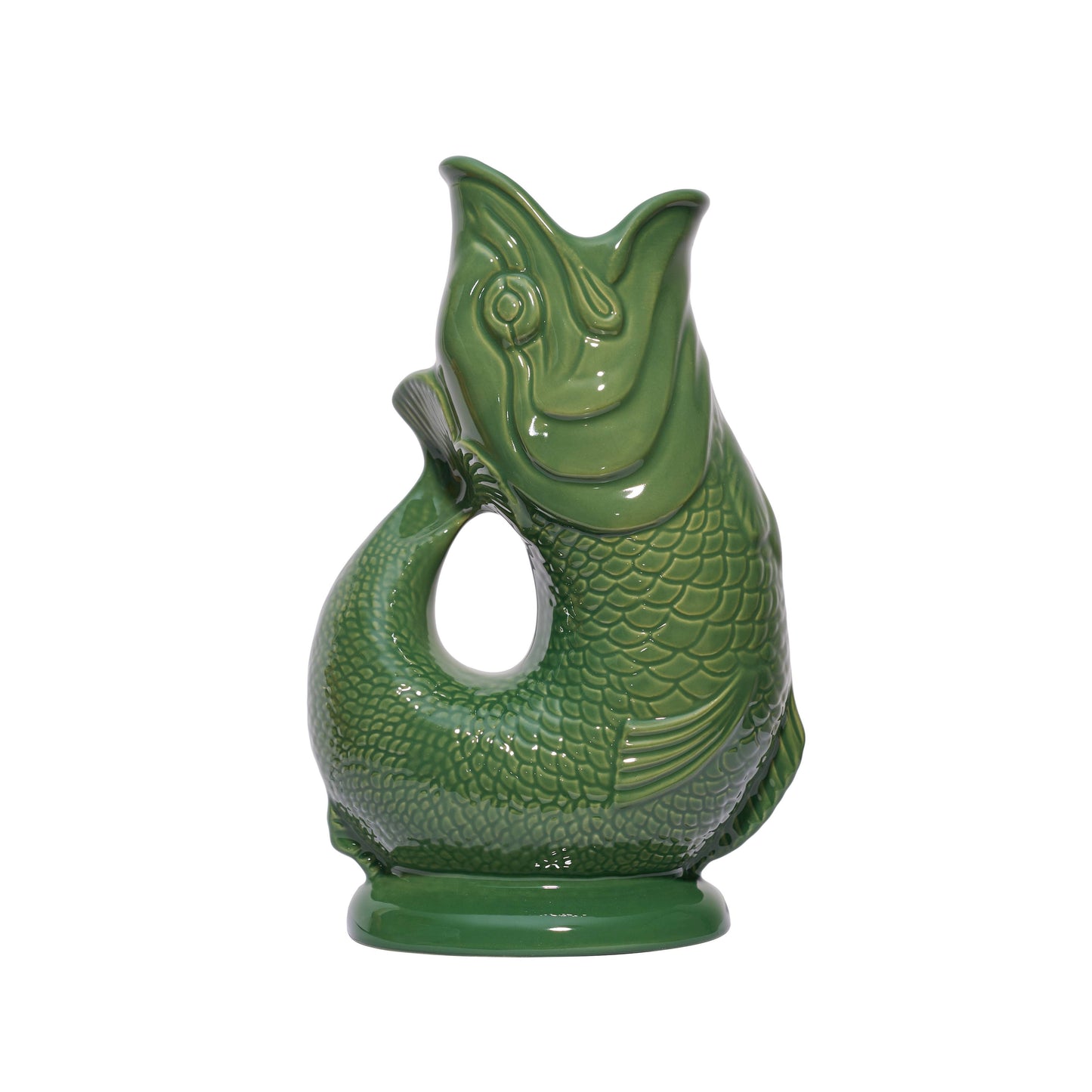 Green Original Gluggle Jug: L (22cm high, 0,6 liter)