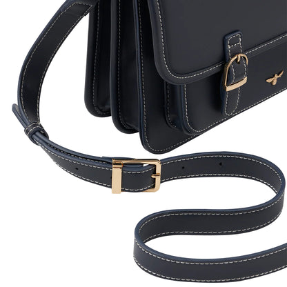Fable England - Ditzy Navy Satchel