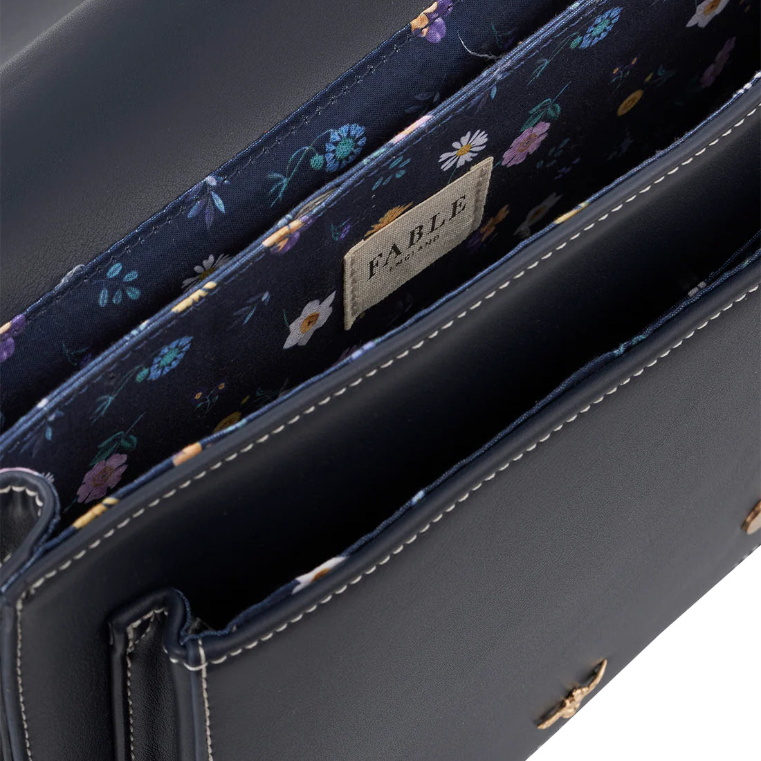 Fable England - Ditzy Navy Satchel