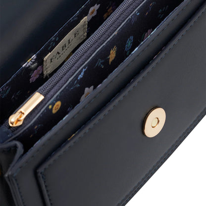 Fable England - Ditzy Navy Shoulder Bag