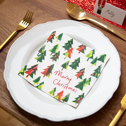 Christmas Tree Napkins | 20 Pack | Christmas Napkins |