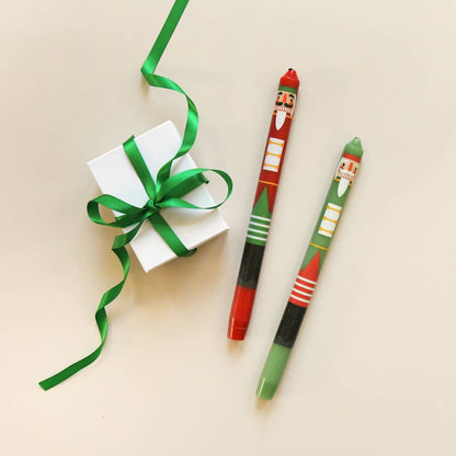 Nutcracker Christmas Dinner Candles | 2 Pack |