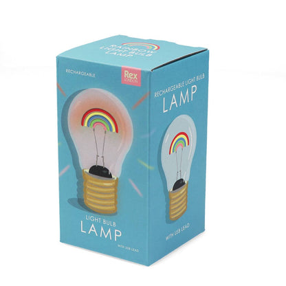 USB rechargeable light bulb lamp - Rainbow