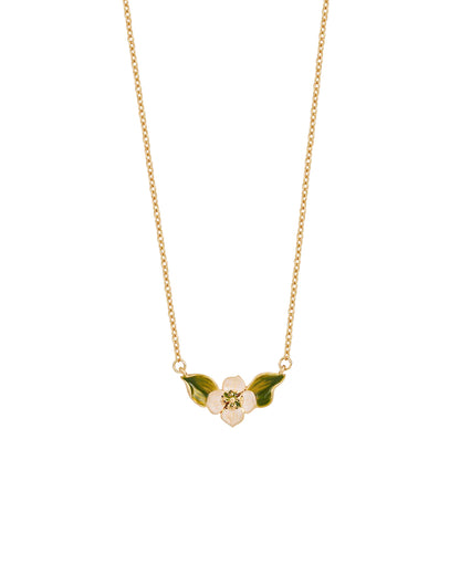 Fable - Poppy Anemone Necklace - Gold