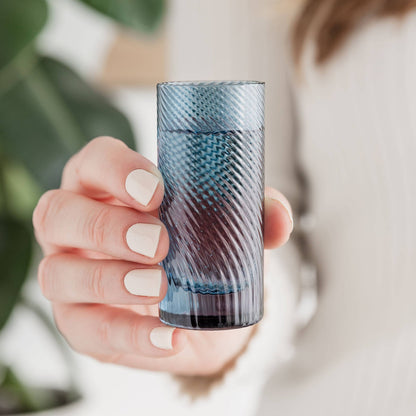 Twist Coloured Shot Glasses - Set of 4