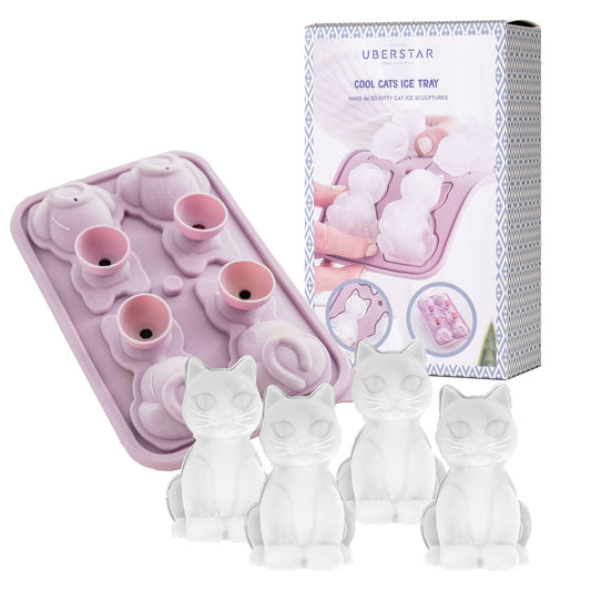 Silicone Cool Cat 3D Ice Cube Tray