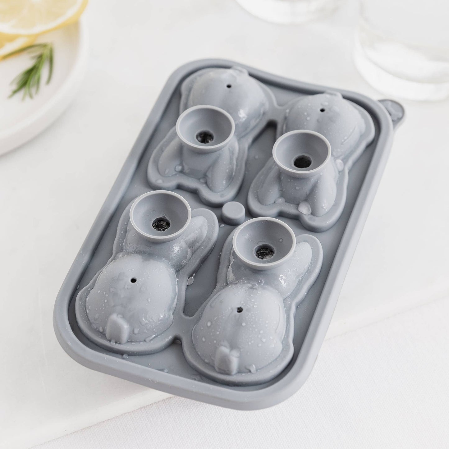 Silicone French Bulldog Dog Ice Cube Tray