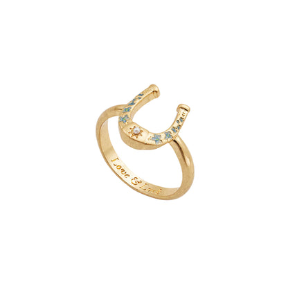 Fable England - Lucky In Love Gold Ring - Two sizes
