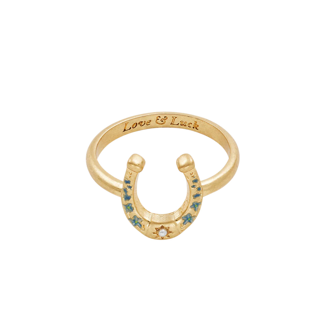 Fable England - Lucky In Love Gold Ring - Two sizes
