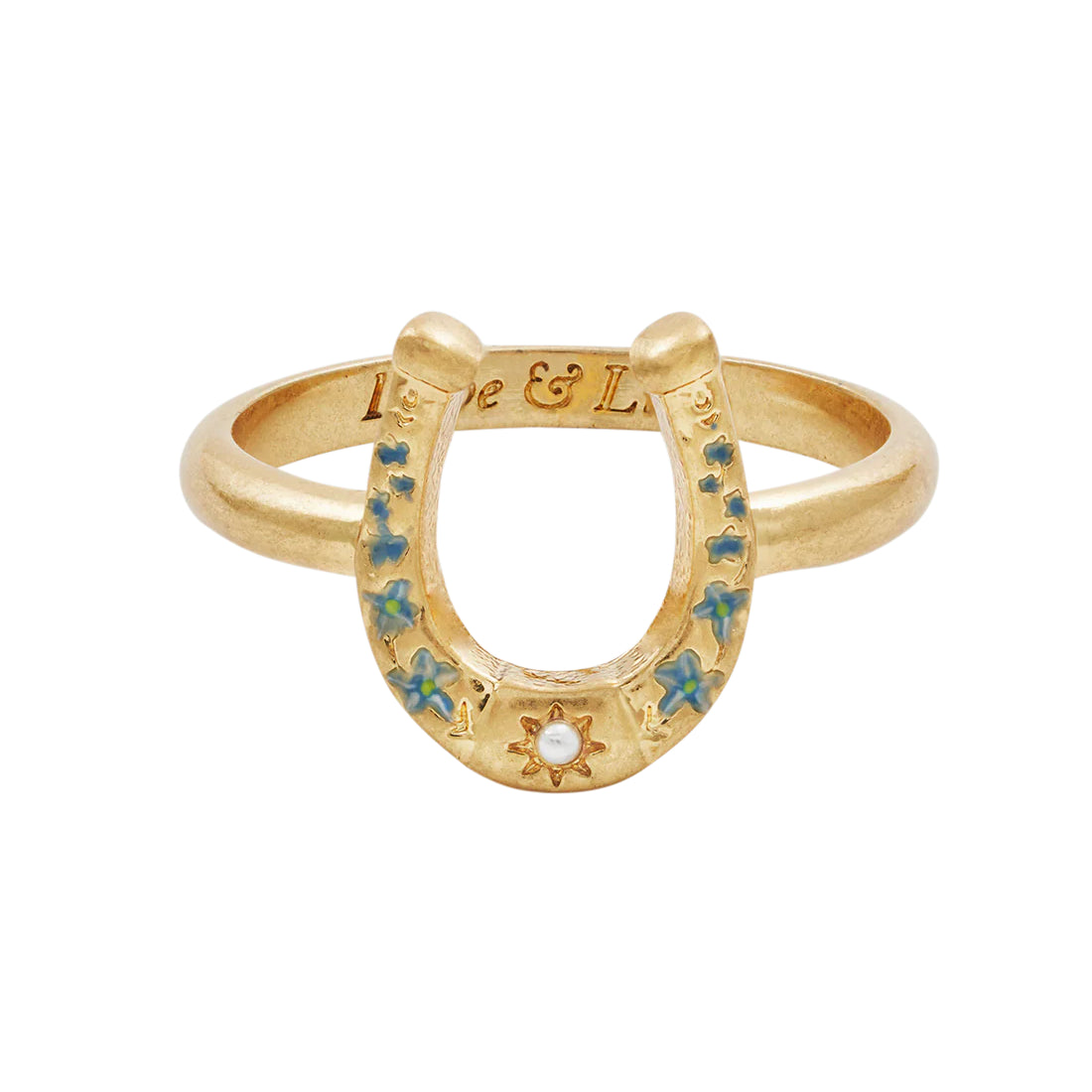 Fable England - Lucky In Love Gold Ring - Two sizes