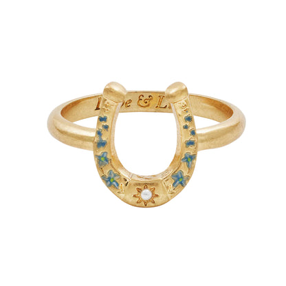 Fable England - Lucky In Love Gold Ring - Two sizes