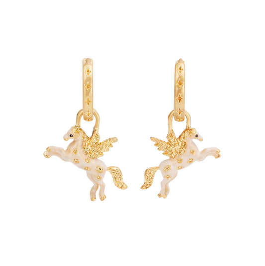 Fable England - Pegasus Huggie Earrings