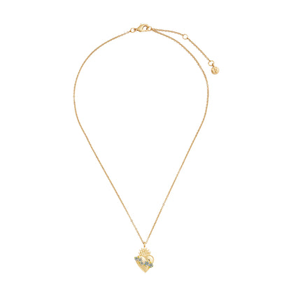 Fable England - Gold Sacred Heart Necklace