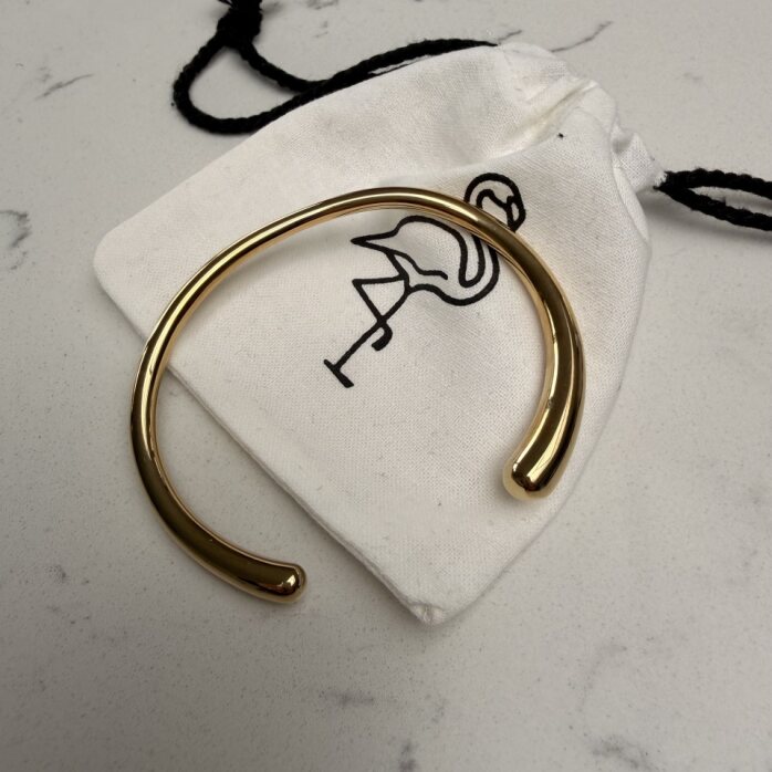 Black Flamingo - Siren Bracelet - Gold
