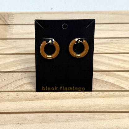 Black Flamingo - Ennie Hoops - Coffee