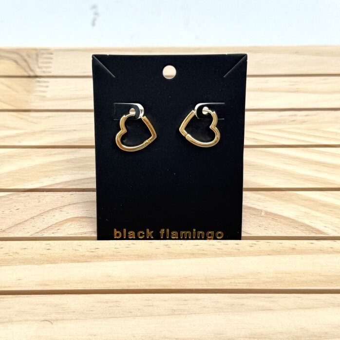 Black Flamingo - Hearts Huggies