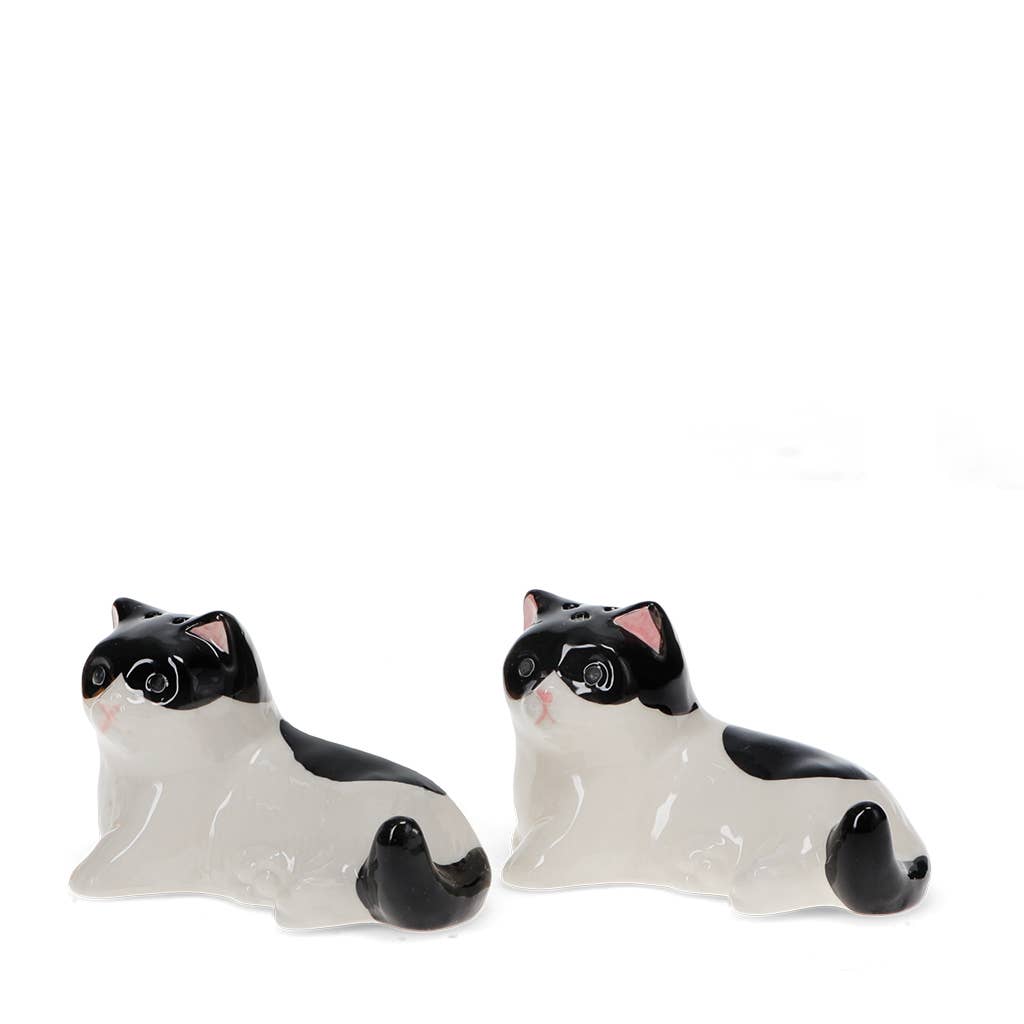 Ceramic salt and pepper shakers - Cats