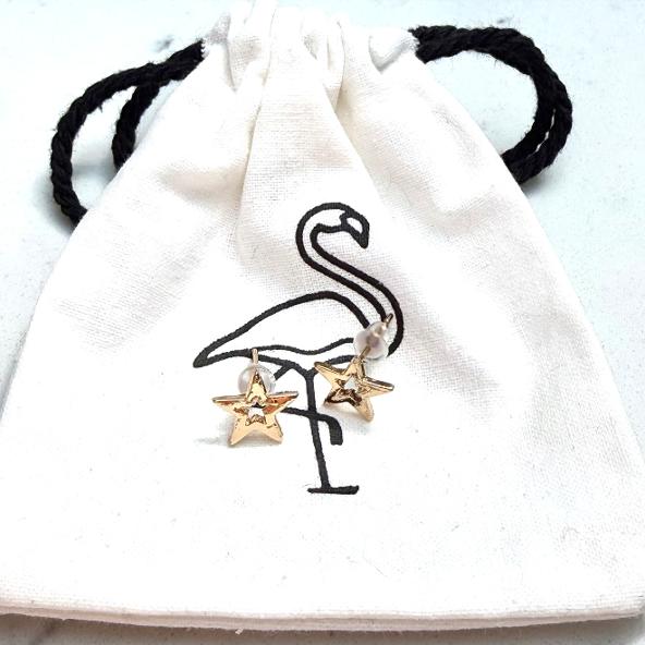 Black Flamingo- Star Stud