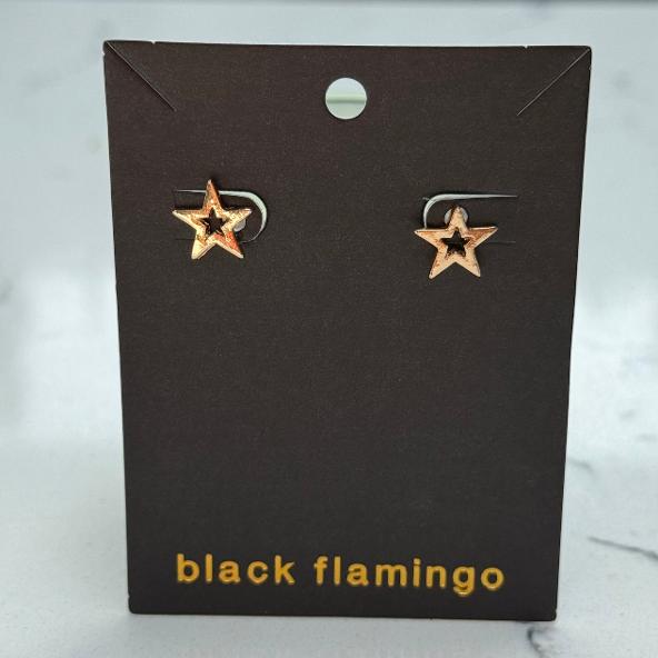 Black Flamingo- Star Stud
