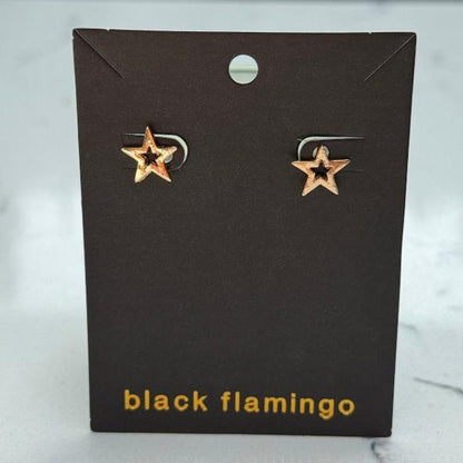 Black Flamingo- Star Stud