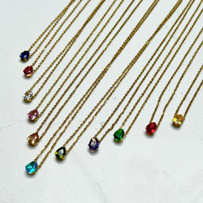 Black Flamingo - Stella Birth Month Necklaces