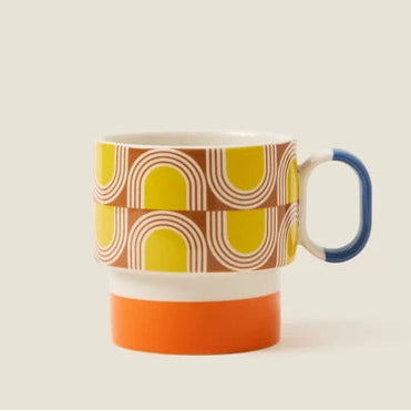 Orla Kiely - Aura Mug Orange Mug