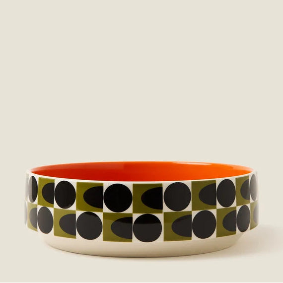 Orla Kiely - Spot Square Oval Fruit Dish