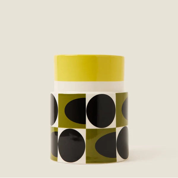 Orla Kiely - Spot Square Oval Utensil Pot