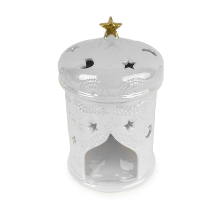 Indian Temple Wax Melt Burner - White