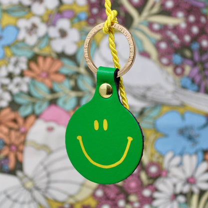 Feeling Lush Smilie Key Fob: Yellow