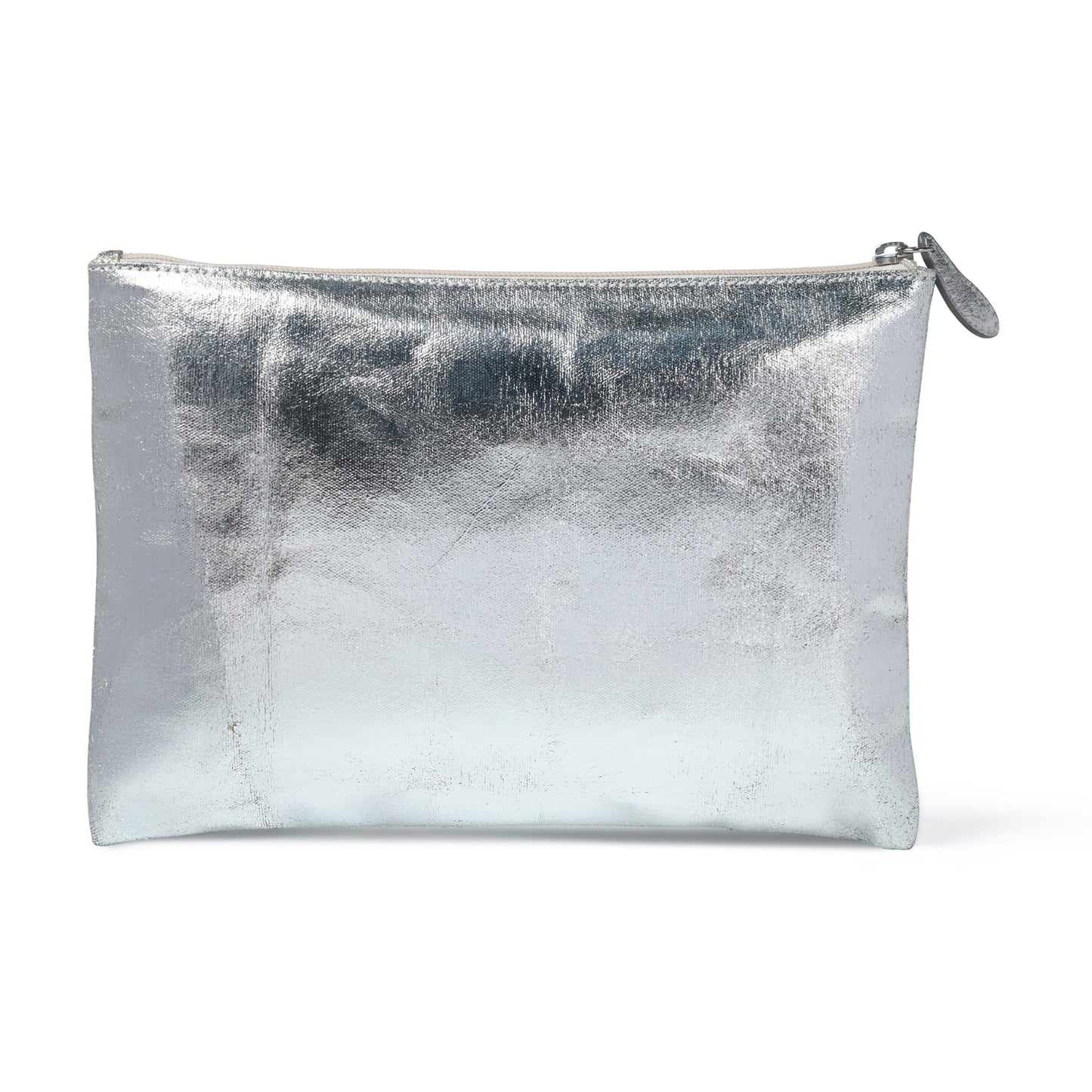 bell&fox - Lily Pouch in Silver Foil Canvas