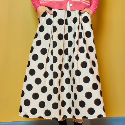 Black Colour - Monaco Skirt - Off White