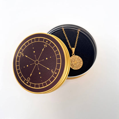 Sons Limited - Compass Necklace - Gold