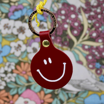 Feeling Lush Smilie Key Fob: Yellow