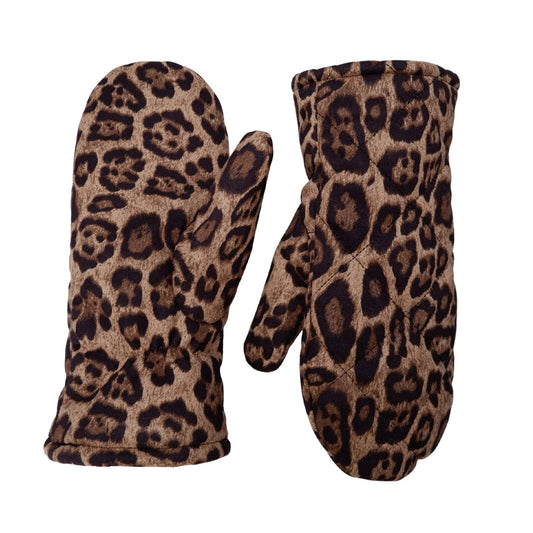 Black Colour - Sadorina Quilted Gloves - Leo