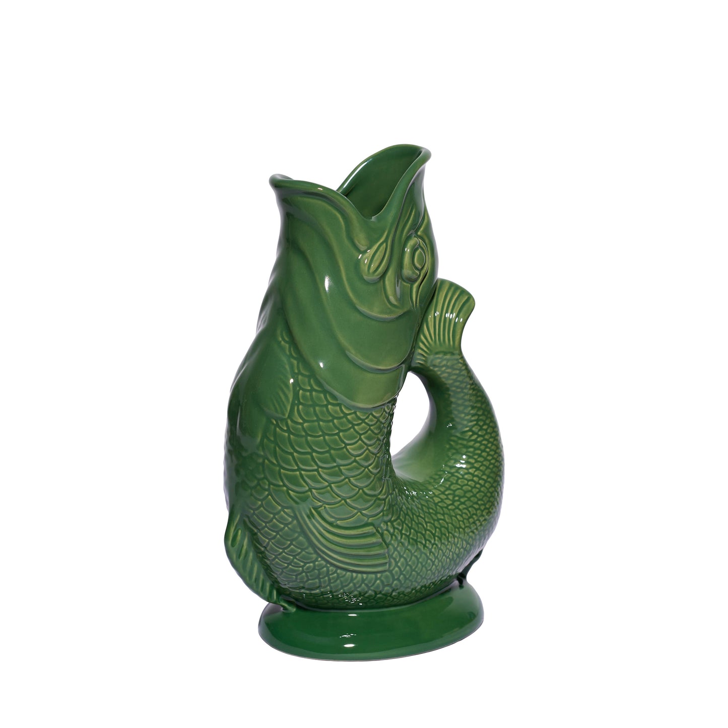 Green Original Gluggle Jug: L (22cm high, 0,6 liter)
