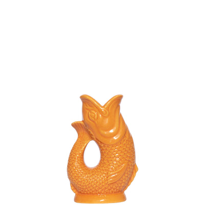 Orange Original Gluggle Jug Pitcher Vase: L (22cm high, 0,6 liter)