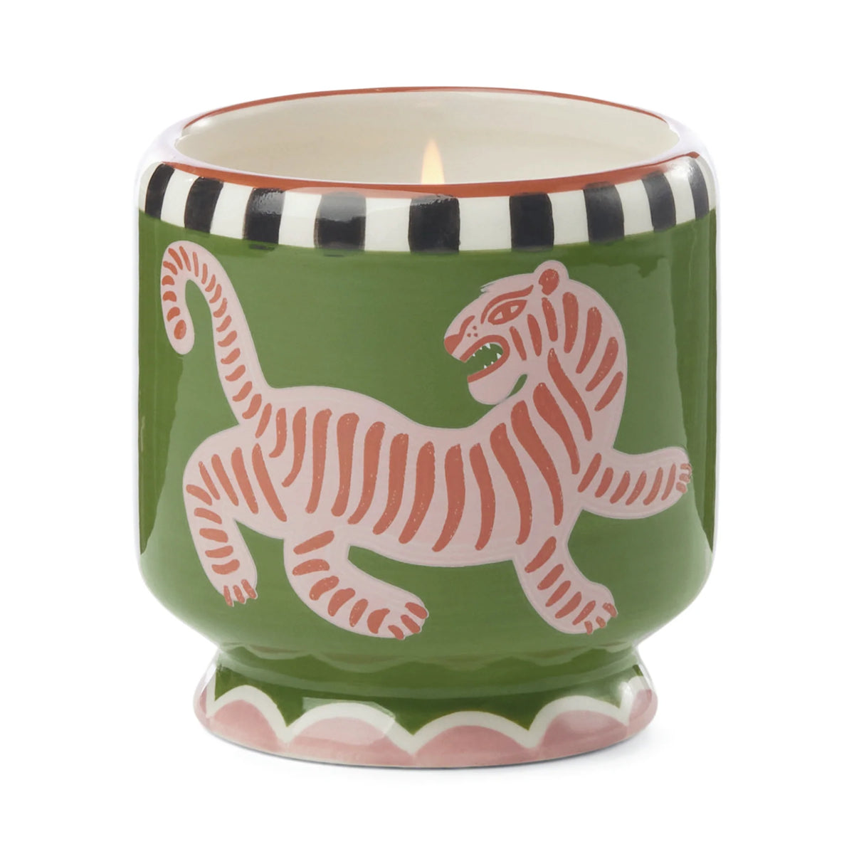 Paddywax - A Dopo 226g Tiger Ceramic Candle - Black Cedar & Fig