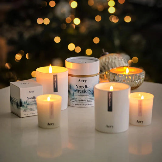 Aery Nordic Fireside Scented Candle