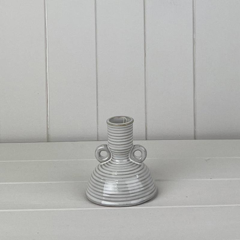 Ceramic Glazed Candle Holder