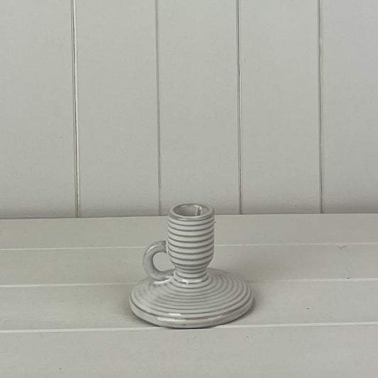 Ceramic Glazed Candle Holder