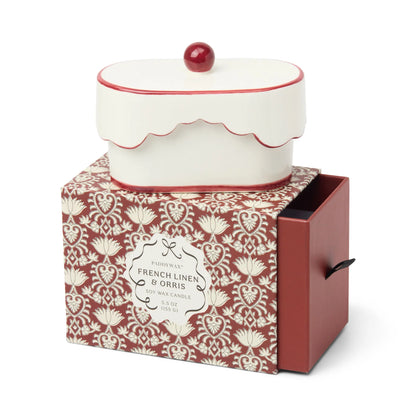 Paddywax - Cherie 155g Ceramic Dish Candle - French Linen & Orris